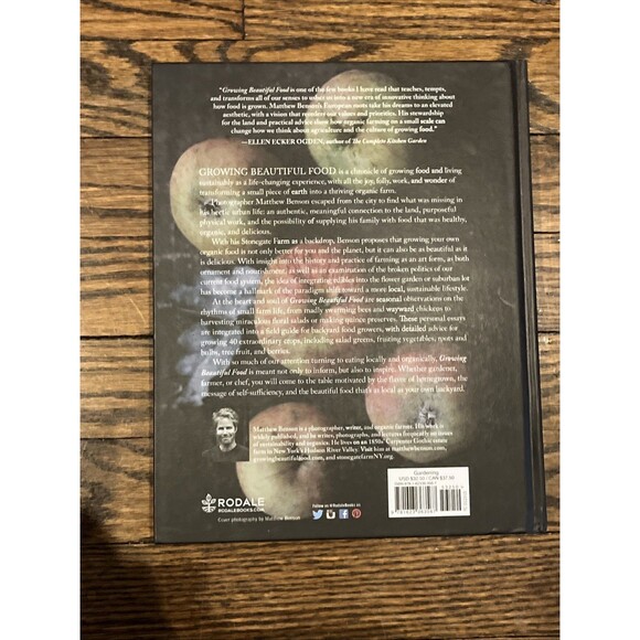 Growing Beautiful Food: A Gardener's Guide to Cultivating Veg & Fruits HC Book - Picture 4 of 4